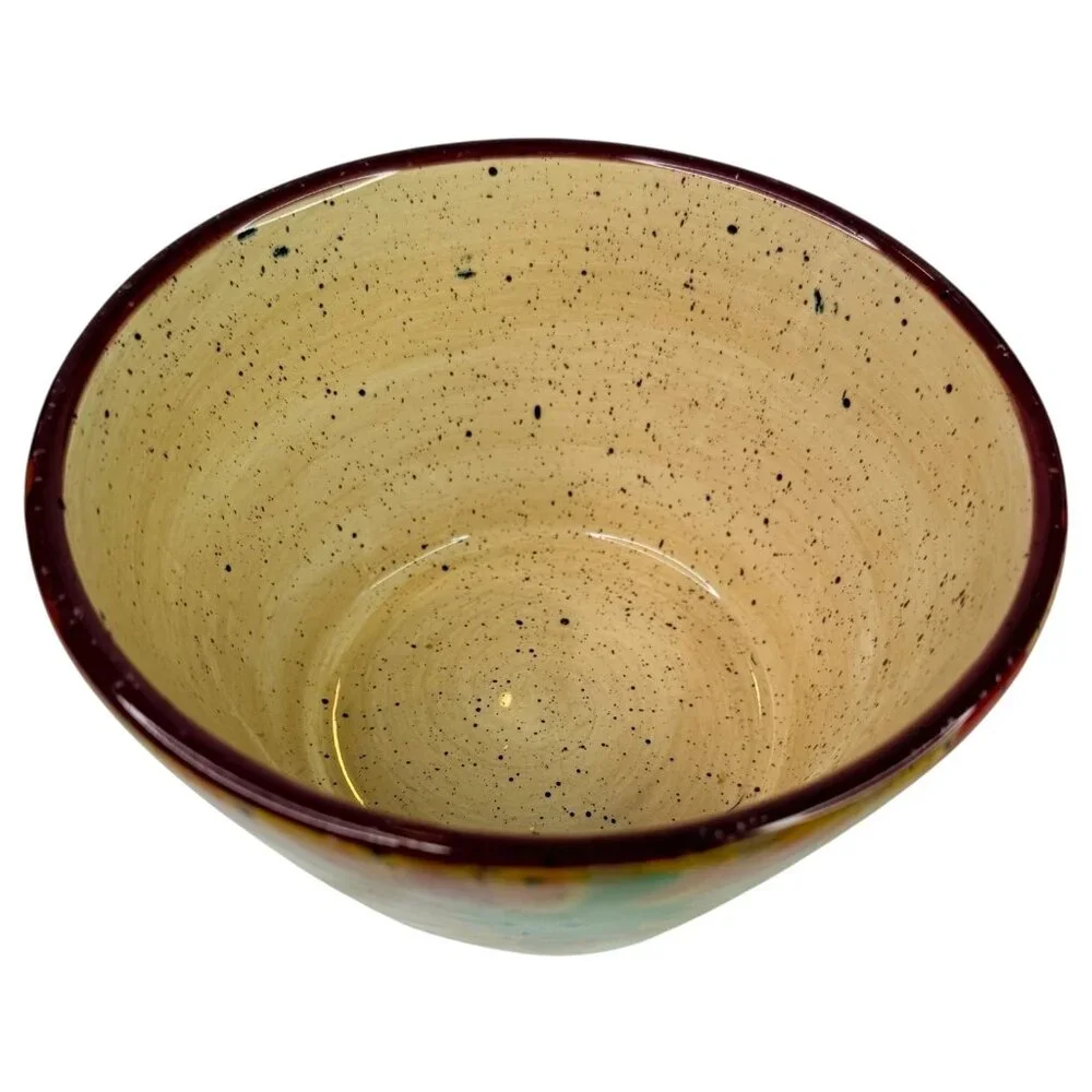 Pfaltzgraff Evening Sun Sunflower Bowl Set Of 2 Hand Painted Soup Cereal Ceramic